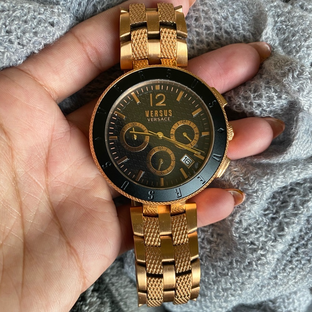 Versus Versace Gold Watch